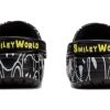 Crocs (WMNS) Smiley World Classic Clogs «Schwarz Weiß Gelb» 873137