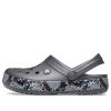 Crocs (WMNS) Snake Pattern graphitschwarze Sandalen 206380-02W