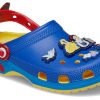 Crocs (WMNS) Snow White Classic Clogs «Blau Gelb Rot» 209483-769