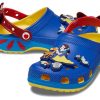 Crocs (WMNS) Snow White Classic Clogs «Blau Gelb Rot» 209483-769
