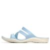 Crocs (WMNS) Sport-Hausschuhe mit flachem Absatz, Blau, 203998-4JQ