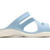 Crocs (WMNS) Sport-Hausschuhe mit flachem Absatz, Blau, 203998-4JQ