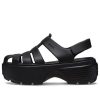 Crocs (WMNS) Stomp Fisherman Sandalen «Schwarz» 209938-001