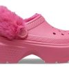 Crocs (WMNS) Stomp Lined Clog «Hyper Pink» 208546-6VZ