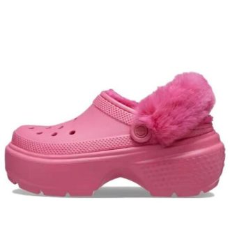 Crocs (WMNS) Stomp Lined Clogs «Pink» 208546