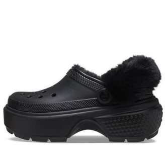 Crocs (WMNS) Stomp Lined Clogs «Schwarz» 208546-001