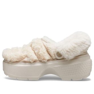Crocs (WMNS) Stomp Quilted Clogs «Stucco» 208938-160