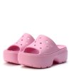 Crocs (WMNS) Stomp Slides «Pink» 209346-6WY