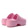Crocs (WMNS) Stomp Slides «Pink» 209346-6WY