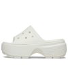 Crocs (WMNS) Stomp Slides «Weiß» 209346-0WV