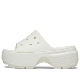 Crocs (WMNS) Stomp Slides «Weiß» 209346-0WV