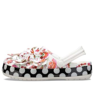 Crocs (WMNS) Timeless Clash Roses Floral Dots Clog «Weiß Rot Schwarz» 205372-97D