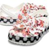 Crocs (WMNS) Timeless Clash Roses Floral Dots Clog «Weiß Rot Schwarz» 205372-97D