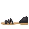 Crocs (WMNS) Tulum Flache Sandalen «Schwarz» 206109-00W
