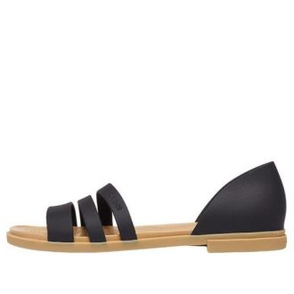 Crocs (WMNS) Tulum Flache Sandalen «Schwarz» 206109-00W
