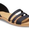 Crocs (WMNS) Tulum Flache Sandalen «Schwarz» 206109-00W