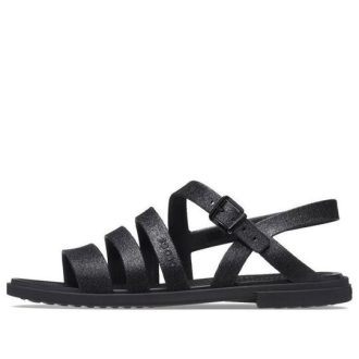 Crocs (WMNS) Tulum Sandalen «All Black» 206737-0L9