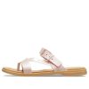 Crocs (WMNS) Tulum Shimmer Zehenstegsandalen «Pink Clay» 208666-6TY