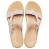 Crocs (WMNS) Tulum Shimmer Zehenstegsandalen «Pink Clay» 208666-6TY