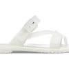 Crocs (WMNS) Tulum Slides «Translucent White» 207173-159