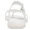 Crocs (WMNS) Tulum Slides «Translucent White» 207173-159