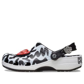 Crocs x Keith Haring Classic Clog «Schwarz Weiß» 209488-001