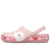 Crocs x Line Friends Beach Rosa Unisex-Sandalen 205791-606