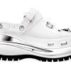 Crocs x MCM Mega Crush Clogs «Weiß Silber» MEXDAMM08WT