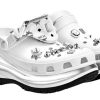 Crocs x MCM Mega Crush Clogs «Weiß Silber» MEXDAMM08WT