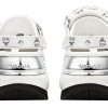 Crocs x MCM Mega Crush Clogs «Weiß Silber» MEXDAMM08WT