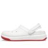 Crocsband Full Force Sandalen mit dicker Sohle Weiß Rot Unisex 206122-100 Crocsband Full Force Sandalen mit dicker Sohle Weiß Rot Unisex 206122-100