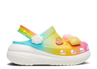 Glücksbärchis x Damen Crush Clog „Rainbow“