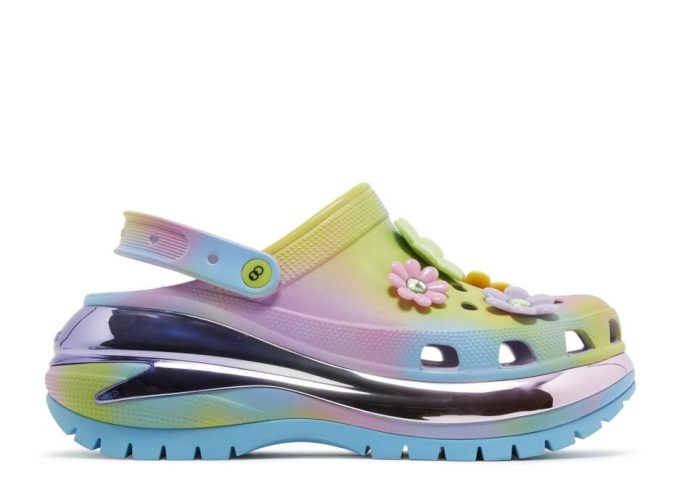 Lazy Oaf x Mega Crush Clog „Neue Dimensionen“