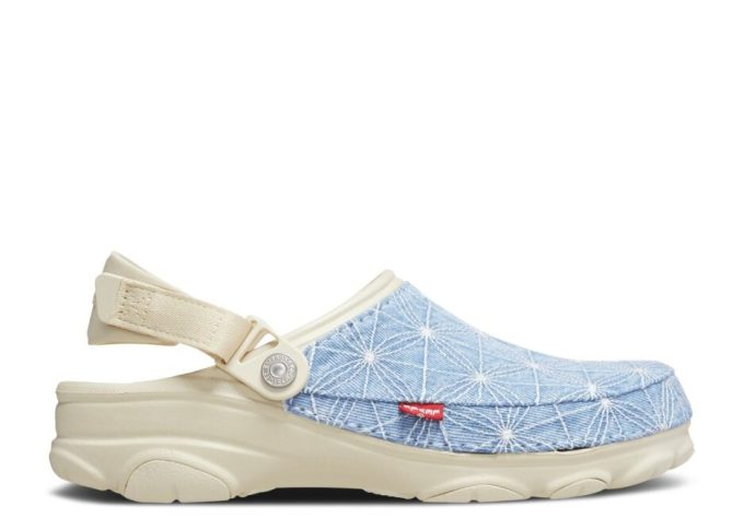 Levi’s x Classic All-Terrain Clog „Sashiko – Bone Blue“