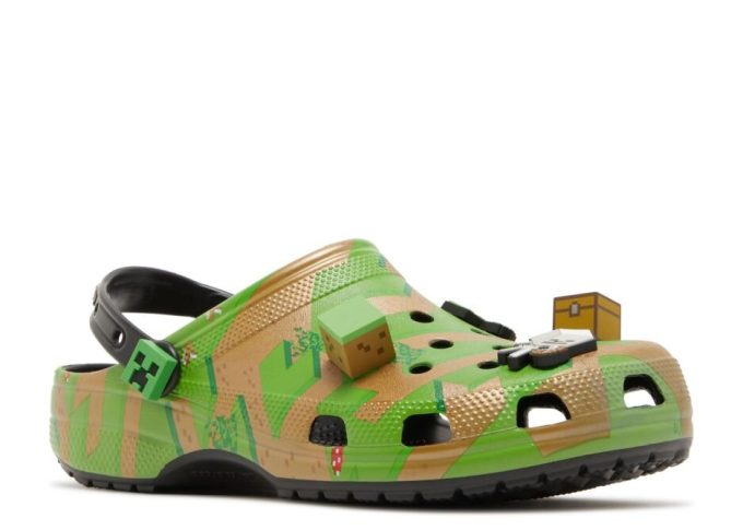 Minecraft x Classic Clog „Grasblock“
