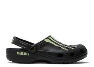 Pleasures x Classic Clog „Skelett – Im Dunkeln leuchtend“