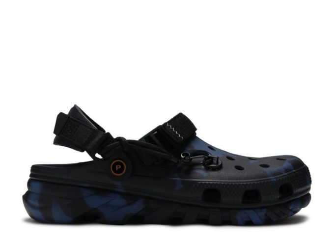 Post Malone x Duet Max Clog „Blue Camo“