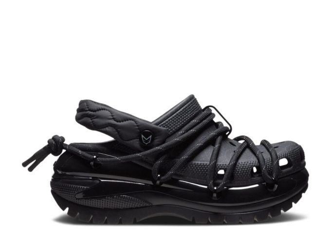 Rauw Alejandro x Mega Crush Clog „Schwarz“