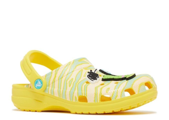 Ron English x Classic Clog Kids „Party Animals – Zebra Lemon“