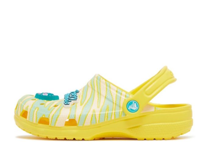 Ron English x Classic Clog Kids „Party Animals – Zebra Lemon“