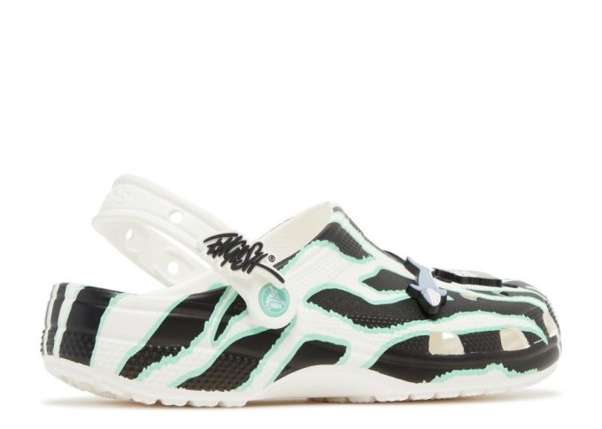 Ron English x Klassischer Clog „Animal Stripes“