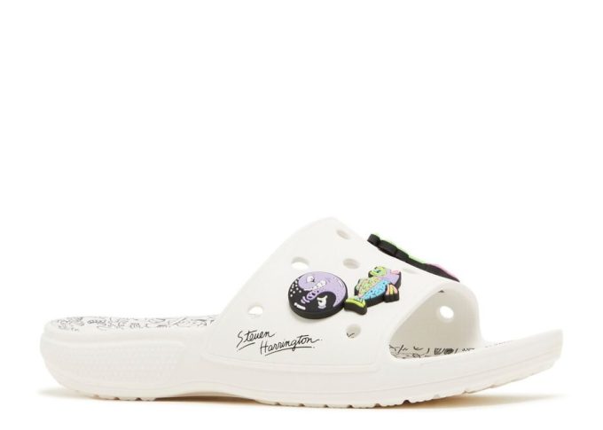 Steven Harrington x Classic Slide „Quickstrike – Weiß Schwarz“